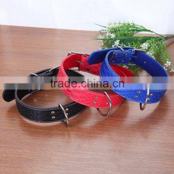 Pet supplies snake leather collar 3.5 snakeskin grain collar wholesale