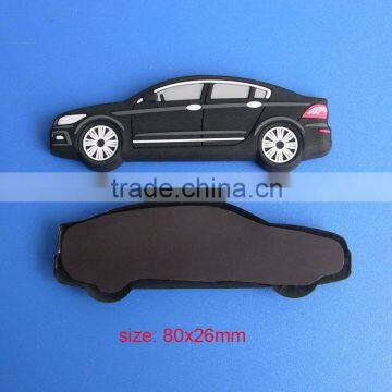 customized soft pvc limousine shape refrigerator magnet stickers