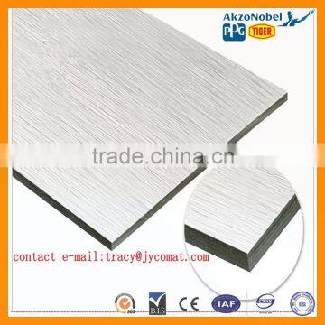 High Quality Interior Decorative Brushed Aluminum Composite Panels photo-2