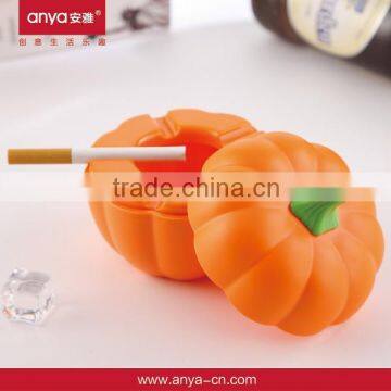 D441 Novel design Pumpkin -Shaped Plastic Melamine Ashtray Promotion Product Ashtray With Standing