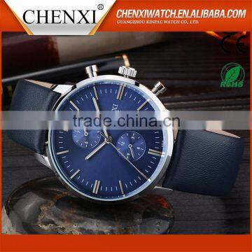 Top Popular Men Quartz Leather Watch