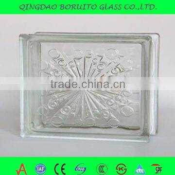 Clear Patterned Glass Block,190*190*80MM, China Glass Brick photo-5
