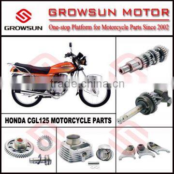 Hon. CGL125 Motorcycle Spare Parts, camshaft, start shaft, cylinder kit