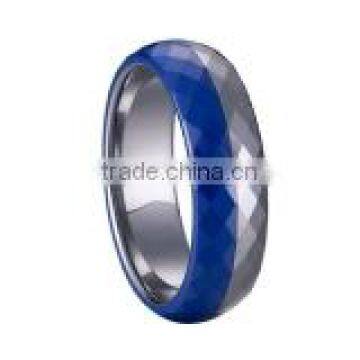 Tungsten rings jewelry Comfort fit inside