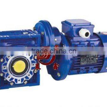 Combined Motor Gear Reduction Gearbox Of Pre-stage Helical Gear & NMRV Motor Reducer