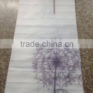2016 Roller Type and 100% polyester printed fabric zebra blinds