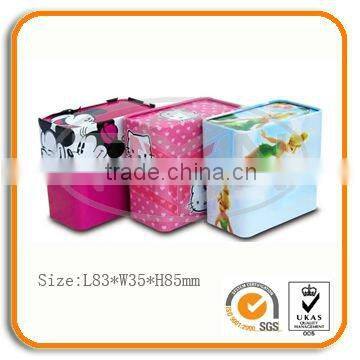 Sealed candy tin box
