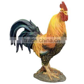 Bits and Pieces Life-sized Decorative Rooster Statue Farm Animal Collectible Polyresin Garden Sculpture Figurine Stands 18                        
                                                Quality Choice