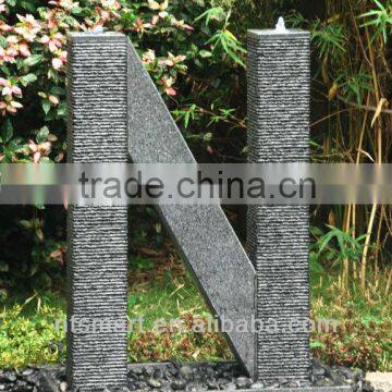 granite letter fountain N