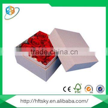 CMYK/Pantone Color Woodfree Paper Cardboard Boxes for Flowers photo-5