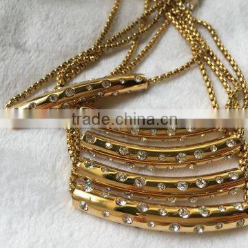 Stainless Steel Chain Link Plated Colorful Monica Bracelet photo-3