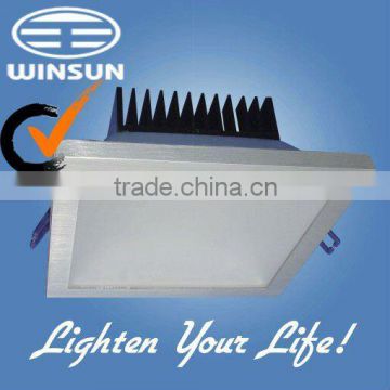 21.8w square led downlight