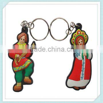 custom pvc souvenir keychain/keyring