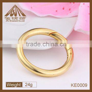 Fashion high quality gold plated spring rings