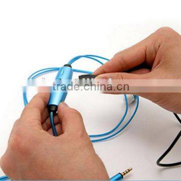 2016 EL Noise Cancelling Retractablw el Glowing Earphone photo-2