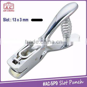 Office shape paper hole hand punch ideal for cutting laminated IDs