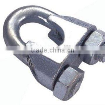 Stainless Steel 304 316 & Galvanized Powder Coated us Type Drop Din 741 Metal Wire Rope Clip Quality Choice photo-2