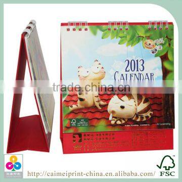 2017 standing desk calendar printing manufacturer