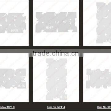 Hot !!! Reusable Nail Airbrush Stencil for Beauty Nails