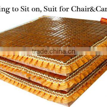 luxury handmade bamboo cooling gel chair mat