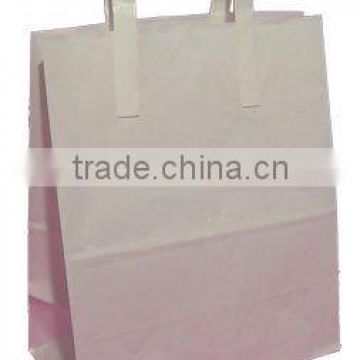 2015 Customized white kraft paper shopping bag