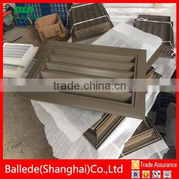 prefabricated easy install industrial aluminum louver