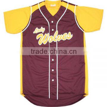 Two Button Placket Products Baseball Jerseys Wholesale With Two Button Baseball Jersey photo-4
