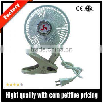 Gray 6" Clip-On Fan