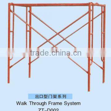 Walk Through Frame System Frame System Scaffolding Ladder Frame H and Door Frame Scaffolding ZT-D002