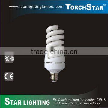 17mm energy save 50W full spiral CFL bulb 2700K