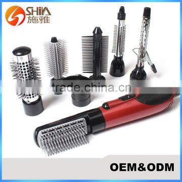 Plastic Bristle Multi-functional Magic Hot Air Styler Roller Brush Pro Salon Hair Dryer Comb And Hair Straightener Factory Quality Choice