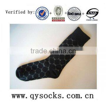 Men's dress cotton socks with honeycomb pattern in many color and size