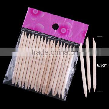 Nail art 20 pcs per bag Orange wood stick