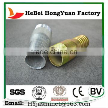 China Wholesale NPT Thread Zinc Galvanized Carbon Steel Flexible Hose Nipple