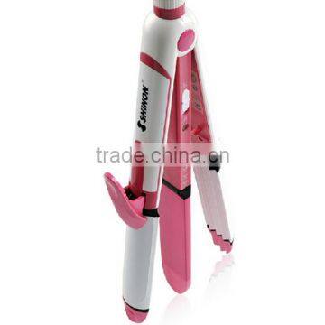 New interchangeable hair straightener curling iron 3 in 1 hair straightener and curling iron