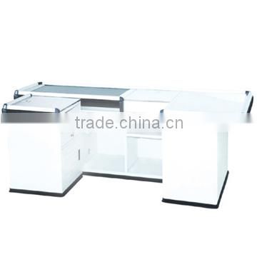 Reasonable price Popular cashier counter designs Supermarket Cashier Desk Checkout Counter for Supermarket