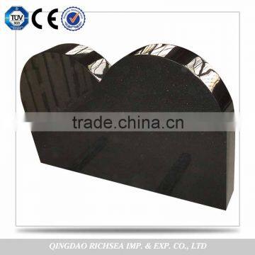 Quality Assurance Beautiful Black Granite Headstone Grave Tombstone
