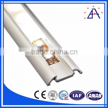 LED Aluminium Super Slim Extrusion Recessed LED Aluminum Channel LED Profile With Flange