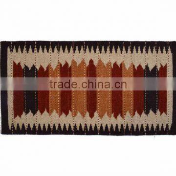Natural Fibres Modern wool cotton rug