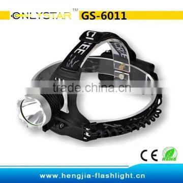 GS-6011 CRE XM-L T6 Rechargeable High Power CRE LED Headlamp