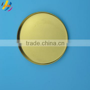 Round metal lid used for paper can packing