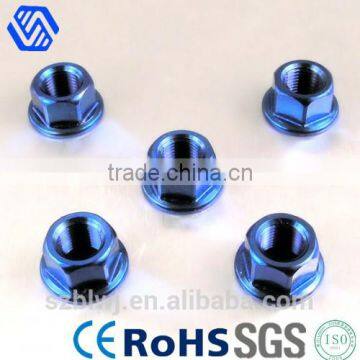 China Supplier High Strength DIN6923 Titanium Hex Flange Nut