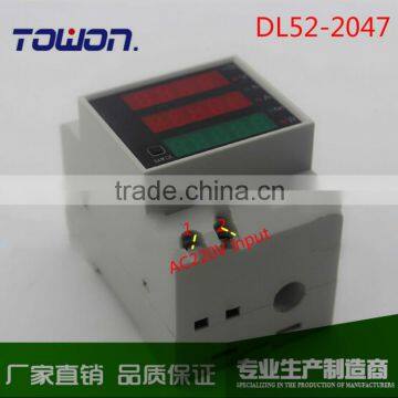 Din Rail LED AC 80-300V 99.9A Voltmeter Ammeter Display Active Power and Power Factor Time Energy Meter Voltage Current photo-2