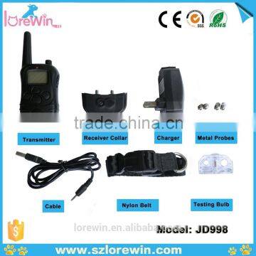 2016 Rechargeable Waterproof Dog Training Electronic Collar With Remote Control photo-2