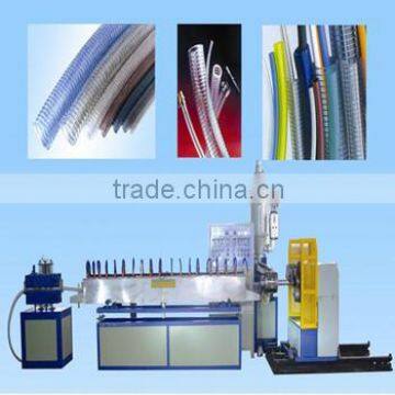 pvc steel wire hose extrusion line plastic machine