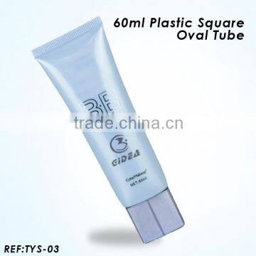 60ml soft BB cream cosmetic tube packaging