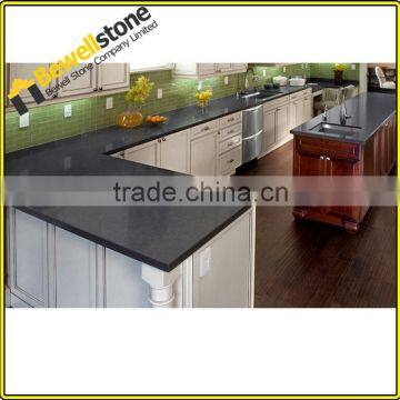 Honed modern kitchen absolutely black stone countertop