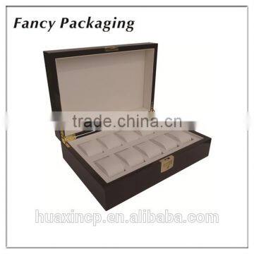 high quality wood high gloss finished watch collection box