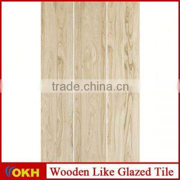 Rustic Glazed Porcelain Tiles Polished Wood Look Wood Like Tiles