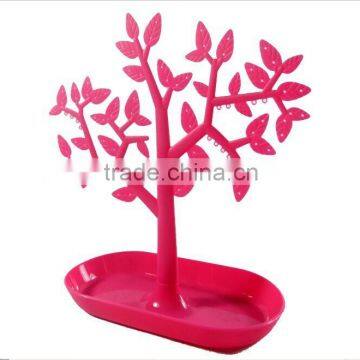 Customized artificial plastic tree for jewellery display made in china factory